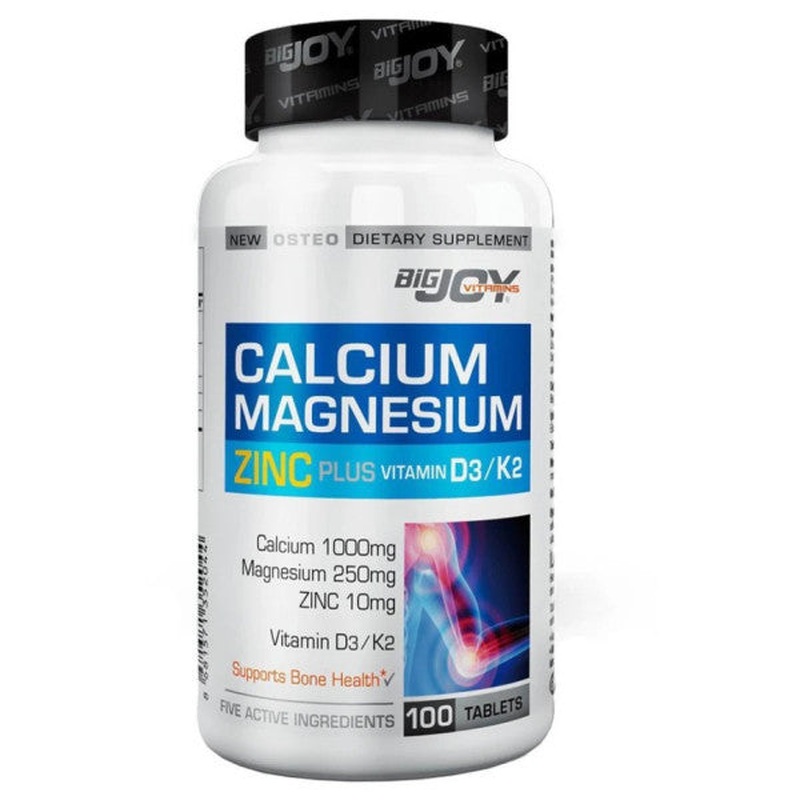Bigjoy Vitamins Calcium Magnesium Zinc Plus 100 Tablet