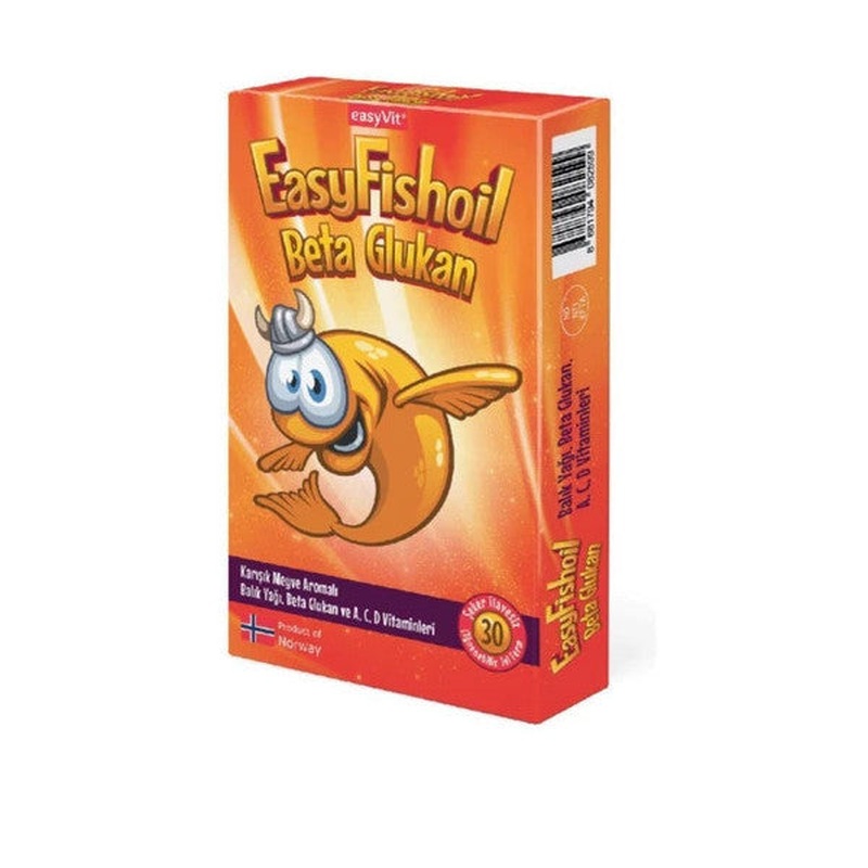 Easyfishoil Beta Glucan Chewable 30 Gel Form