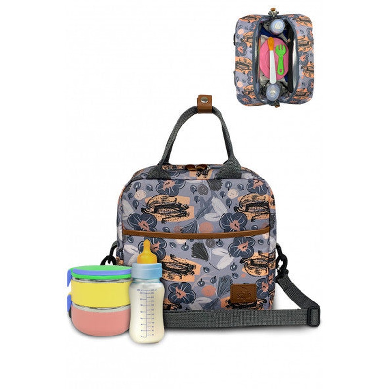 Food Bag Food And Multi-Purpose Thermos (Flower)