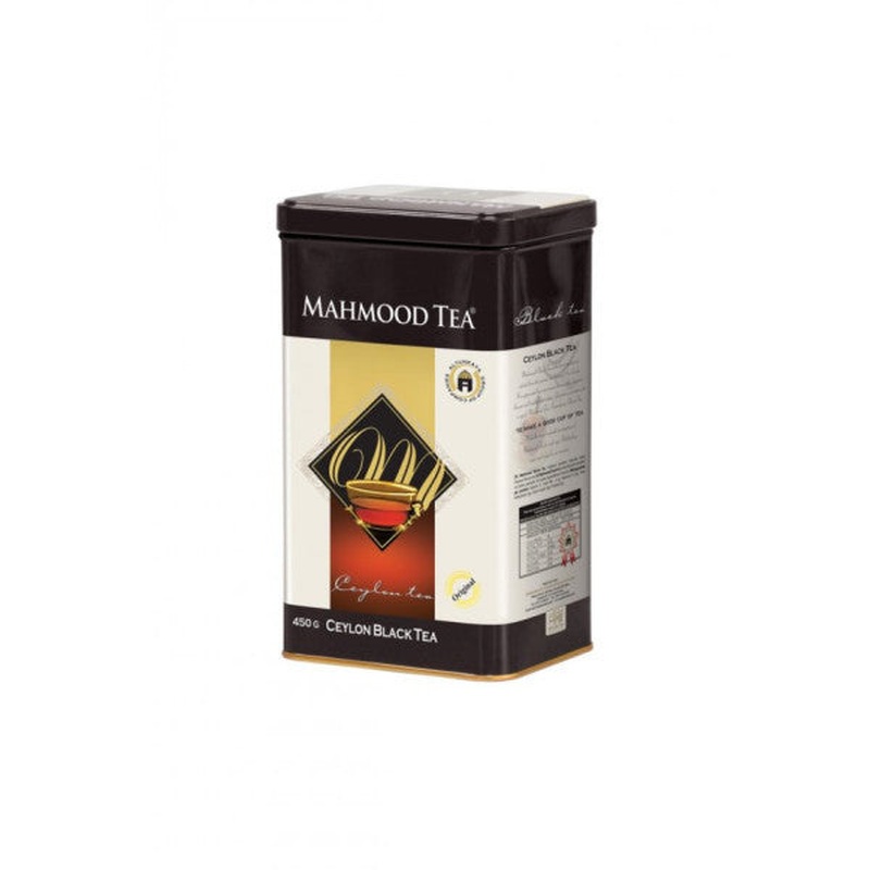 Mahmood Tea Imported Pure Ceylon Black Ceylon Bulk Tea Tin Box 450 Gr