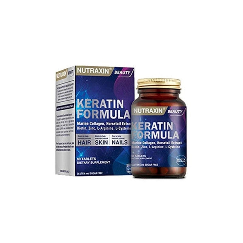 Nutraxin Keratin Formula 60 Tablets