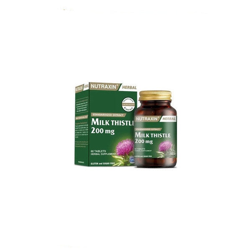 Nutraxin Milk Thistle 200 Mg 60 Tablets
