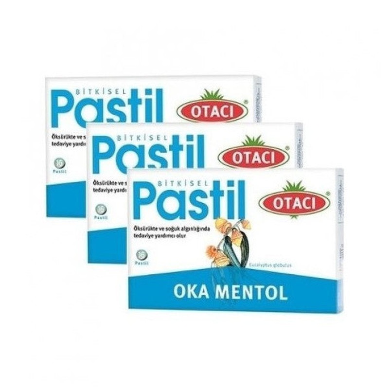 Otac Pastilles Oka Menthol - 3 Pieces