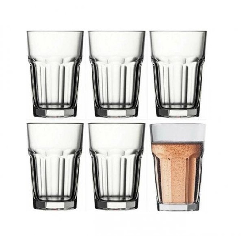 Paabahe 52708 Casablanca 6-Piece Water-Soft Drink Glass 365 Cc