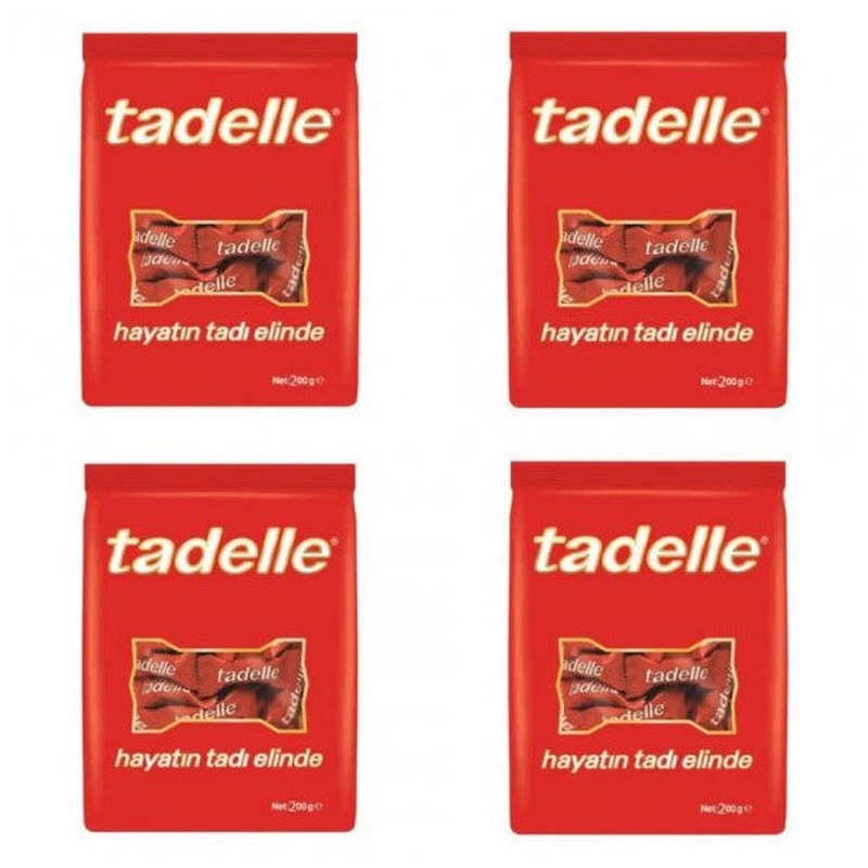 Tadelle Mini Hazelnut Filled Milk Chocolate 200 Gr X 4 Pk