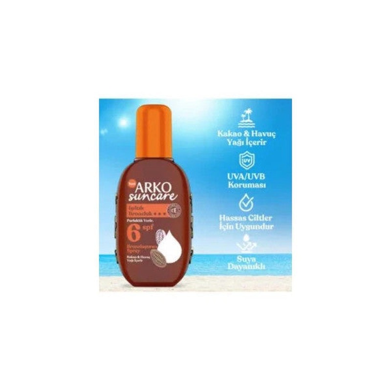 Arko Suncare Bronzing Spray Spf6 220 Ml