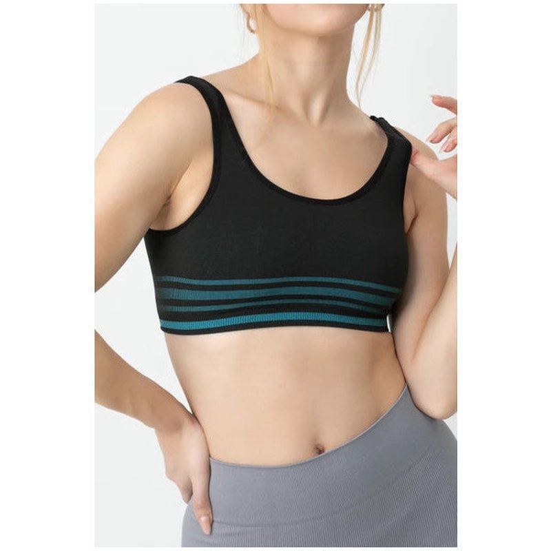 Gigotto Seamless Striped Bustier-011