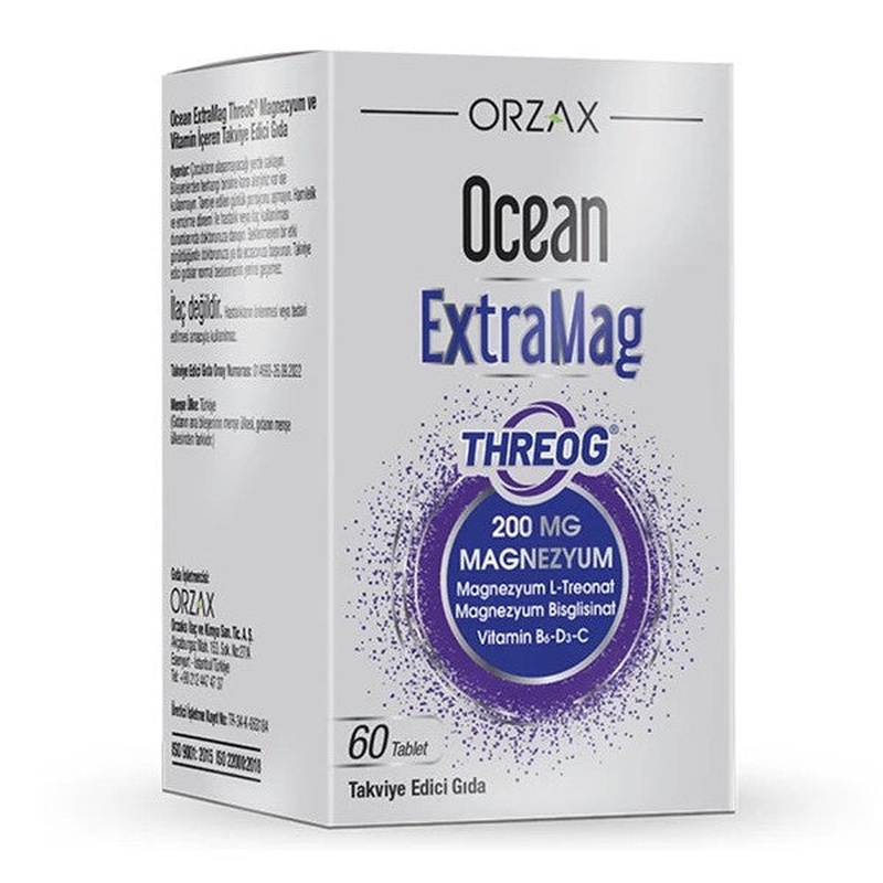 Ocean Extramag Threog 200 Mg Magnesium 60 Tablets