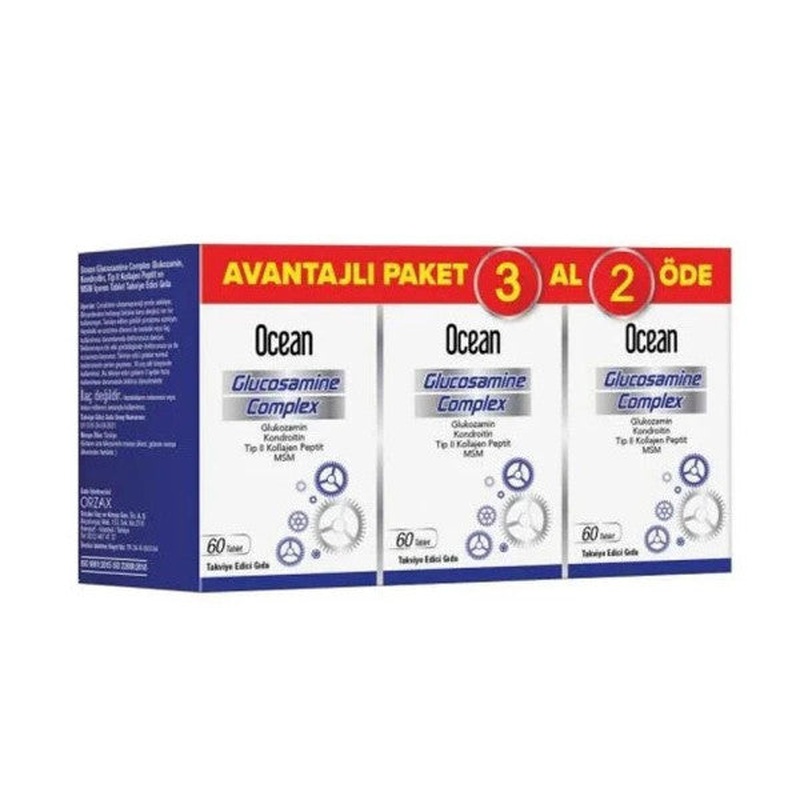 Ocean Glucosamin Complex 60 Tablets  X 3