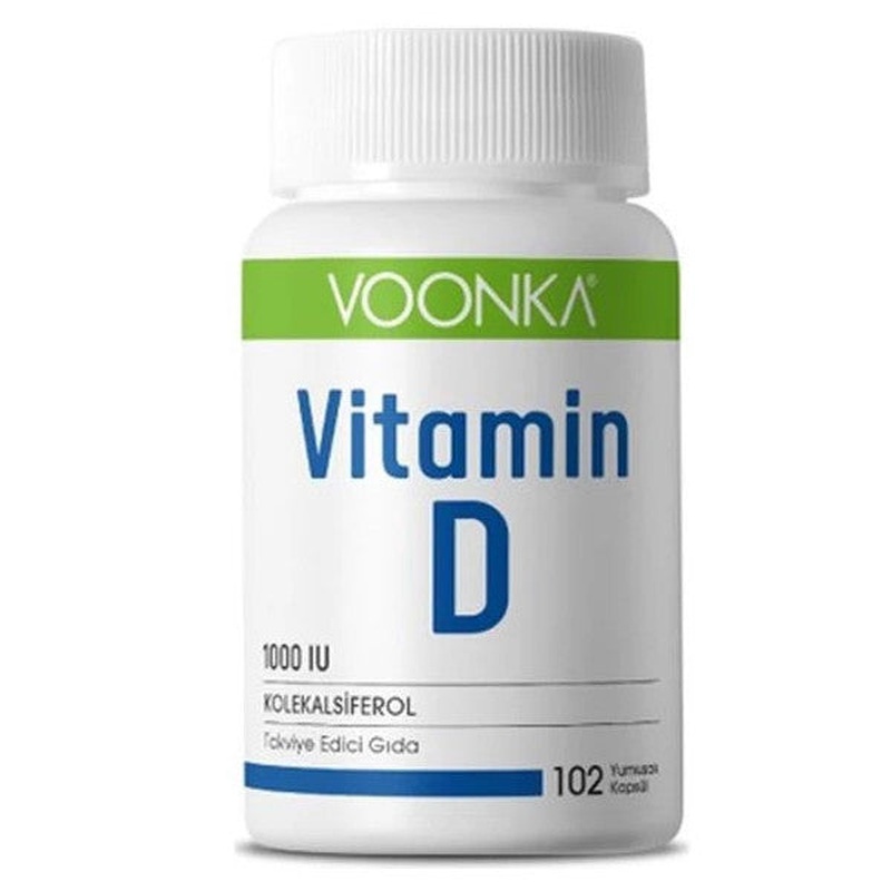 Voonka Vitamin D 1000Iu 102 Capsules