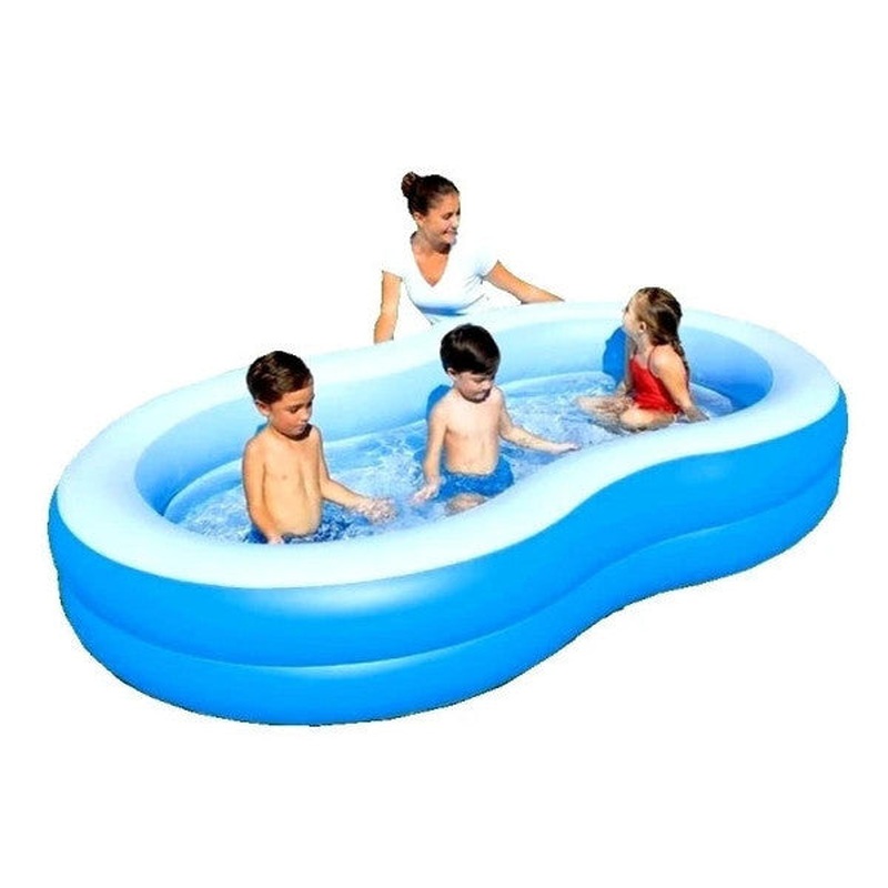 Bestway 54117 Jumbo Oval Colorful Family Pool