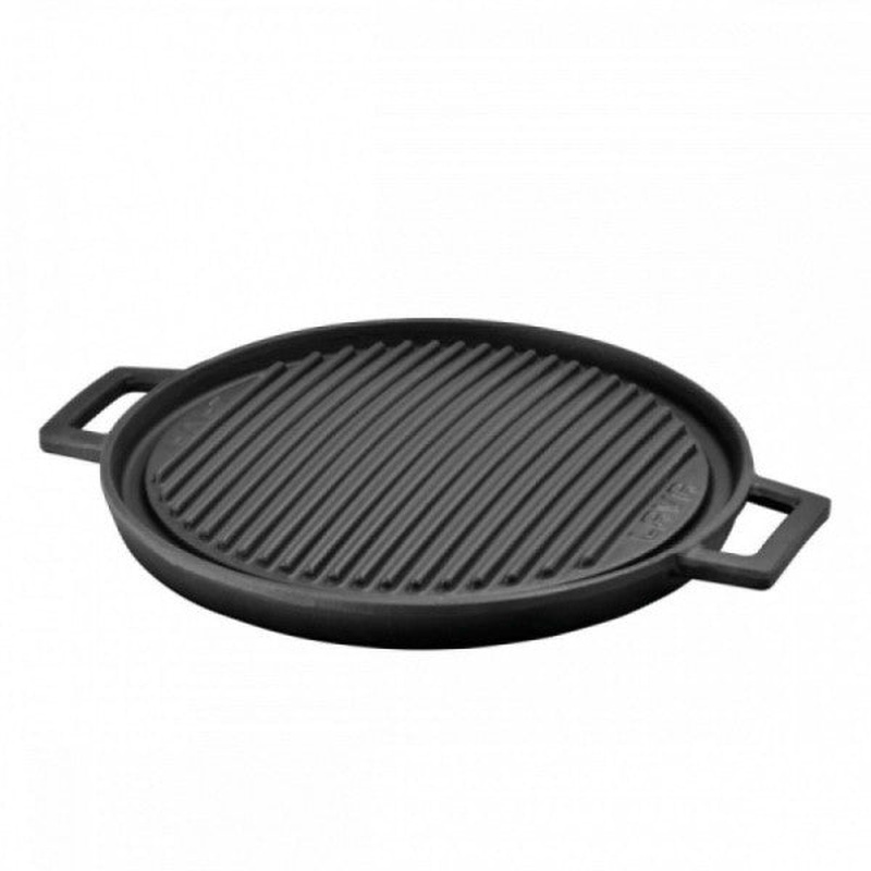 Lava 28 Cm Metal Handle Cast Iron Round Griddle