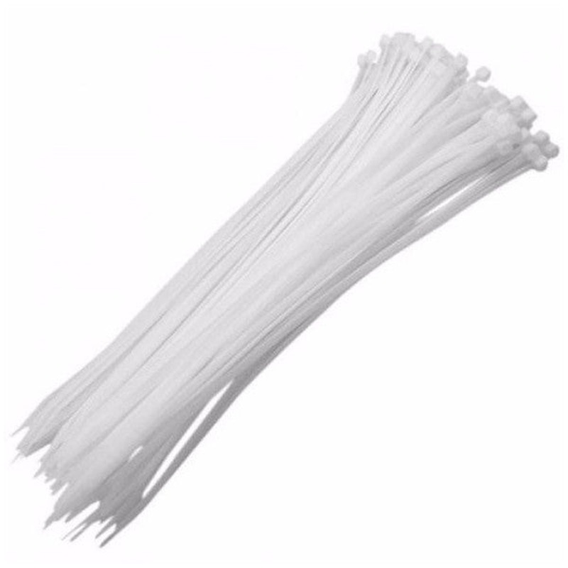 Made Cable Tie 2.5X100 White 100 Pieces