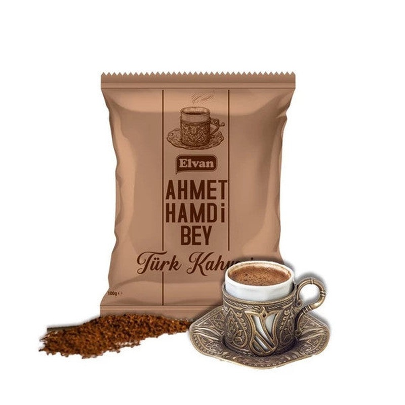 Ahmet Hamdi Bey Turkish Coffee 100 Gr. (1 Pack)