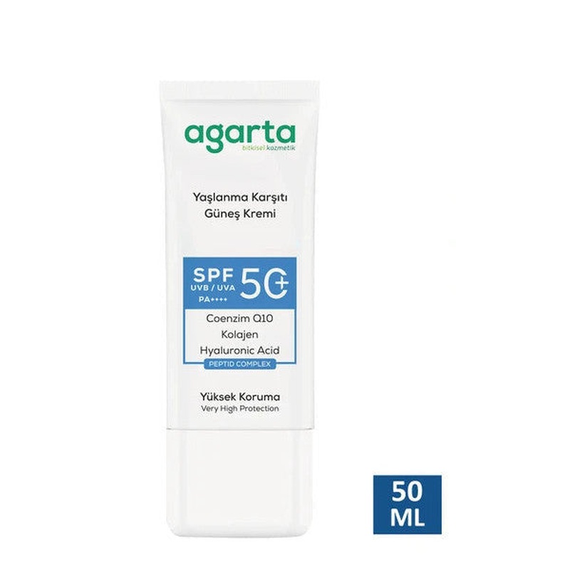 Anti-Aging Collagen Supported Spf+50 Face Sun Cream 50 Ml