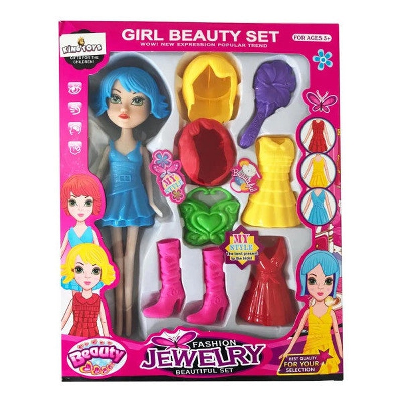 Baby Doll Dressing Set - Educational, Fun Girls Toys