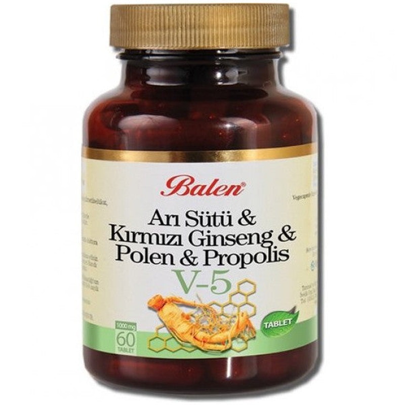 Balen V5 Royal Jelly Ginseng Pollen Propolis Vita 5