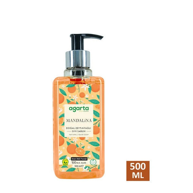 Natural 500 Ml Tangerine Liquid Soap