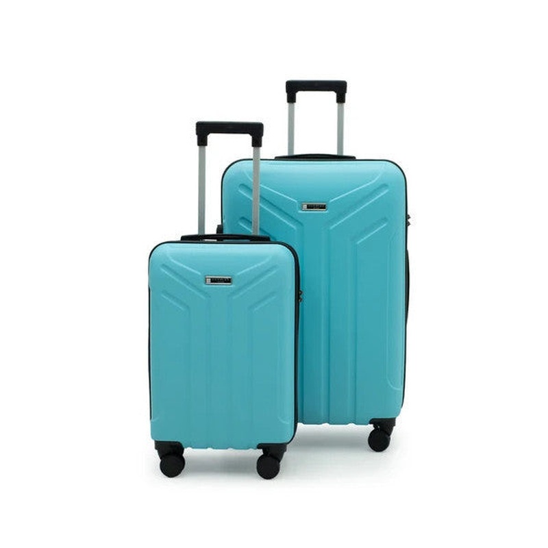 Petra Lux 2-Piece Abs Suitcase Set Large & Small - Blue