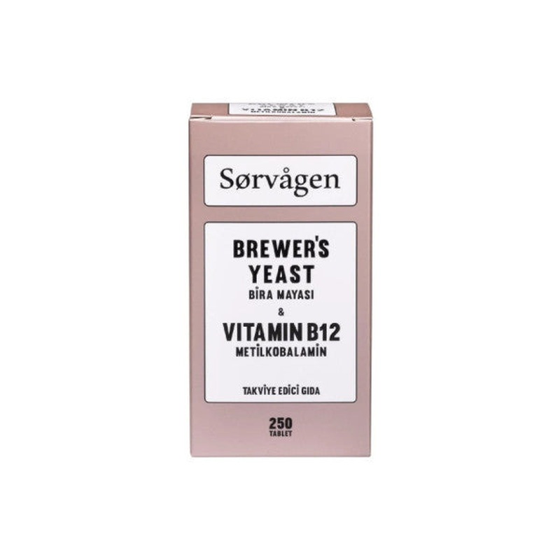 Sorvagen Brewer's Yeast Vitamin B12 Breast Milk Booster 250 Tablets