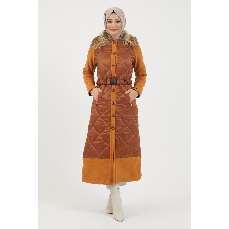 Buttoned Stamp Tan 2358