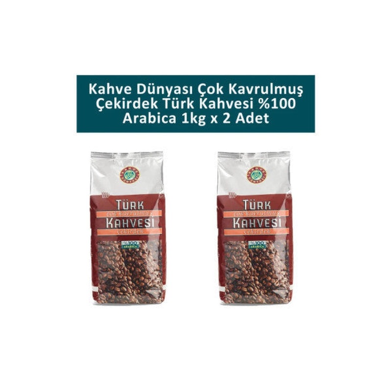 Kahve Dnyas Deep Roasted Turkish Coffee 1 Kg X 2 Pieces