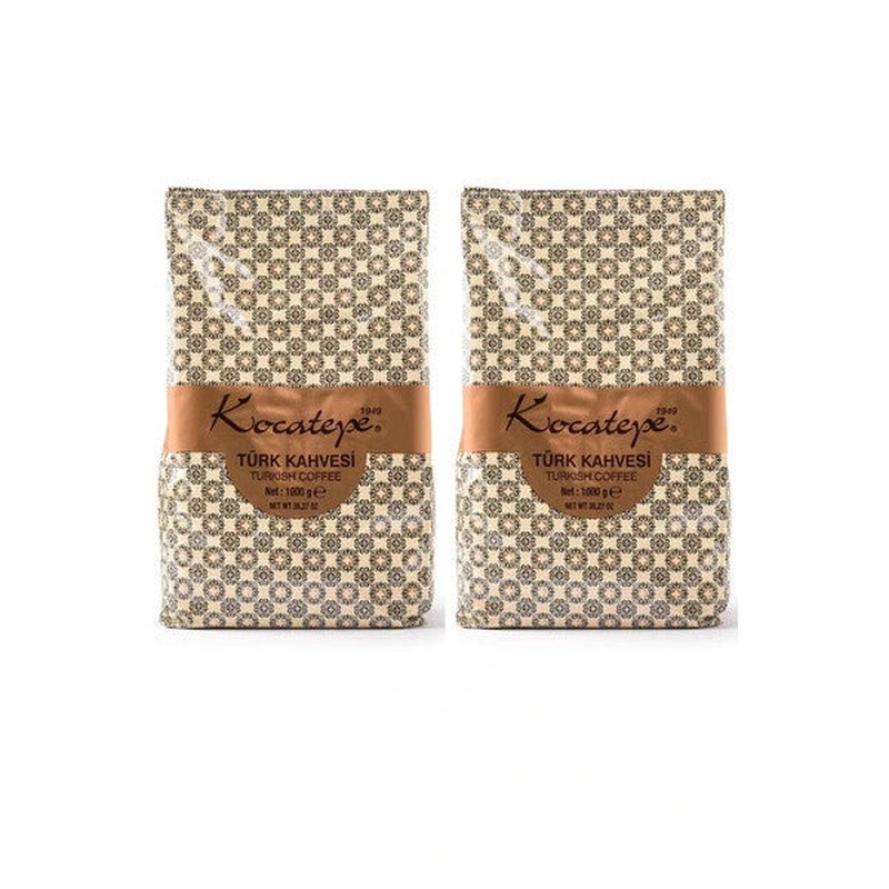 Kocatepe Kahve Kocatepe Turkish Coffee 1 Kg Foil 2 Pack