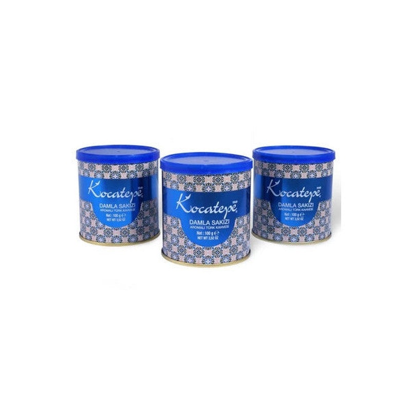 Kocatepe Mastic Turkish Coffee Tin 100 Gr 3-Pack
