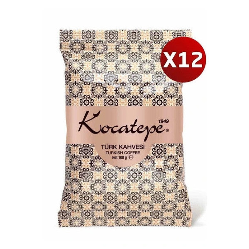 Kocatepe Turkish Coffee 100 Gr 12 Pack