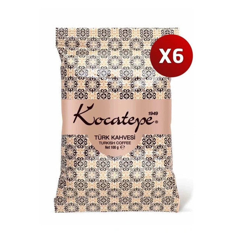 Kocatepe Turkish Coffee 100 Gr 6 Pack