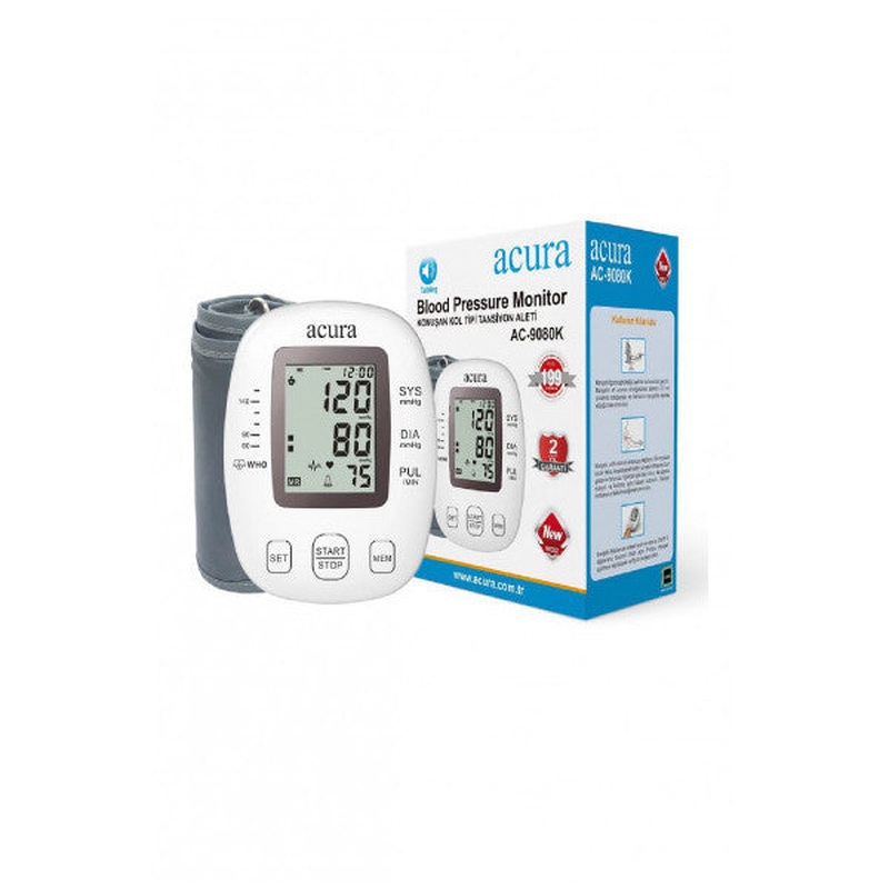 Acura Ac-9080K Talking Arm Blood Pressure Monitor(New Case)