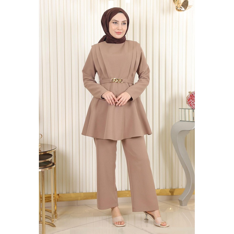 Chain Belt Suit Mink 18001