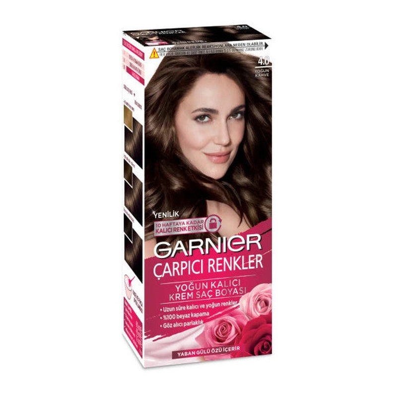 Garnier Striking Colors Hair Dye 4.0 Intense Brown