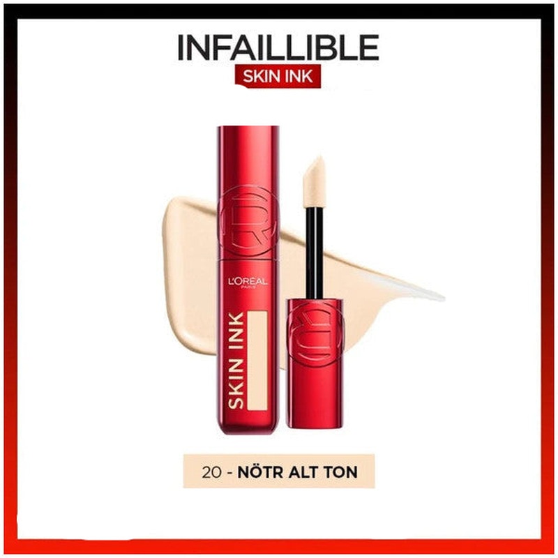 L'oral Paris Skin Ink All Day Coverage Foundation - Neutral Undertone 20