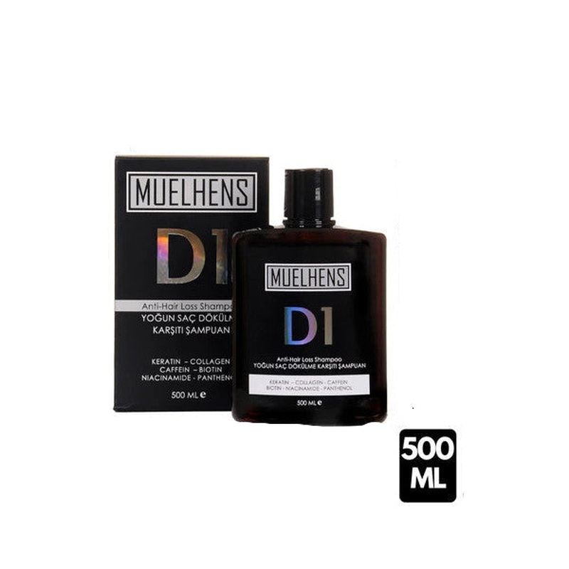 Muelhens D1 Anti Hair Loss Shampoo Intensive Anti Hair Loss Special Care Shampoo 500 Ml