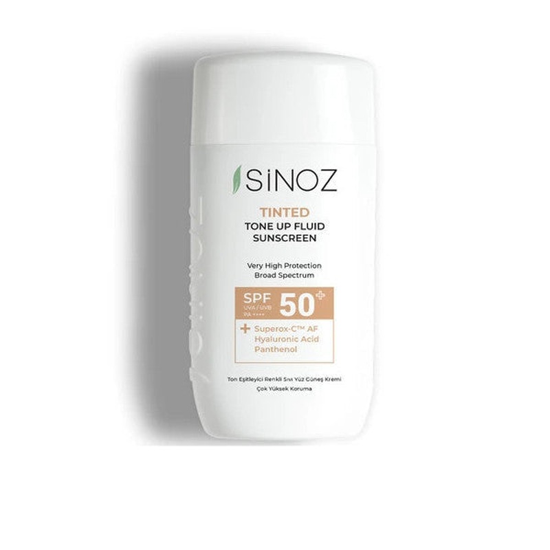 Snoz Spf50+ Tinted Liquid Face Sun Cream - Hybrid Formula With New Generation Sun Filters 50Ml Pa++++