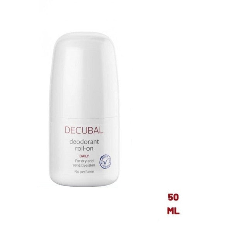 Decubal Underarm Antiperspirant Deodorant Roll-On For Dry And Sensitive Skin 50 Ml