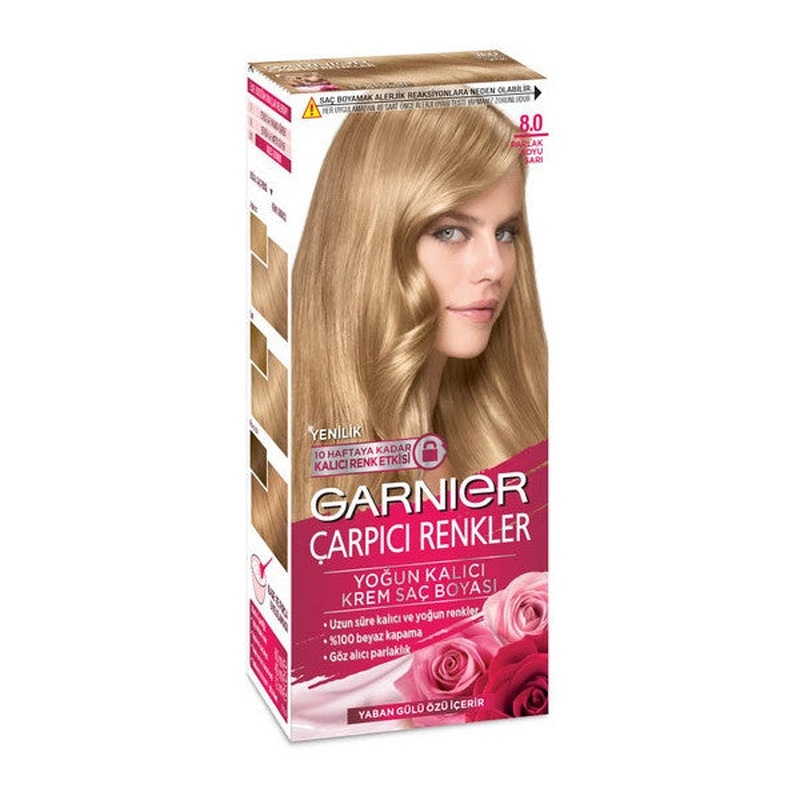 Garnier Vibrant Colors 8.0 Radiant Dark Blonde Permanent Cream Hair Dye