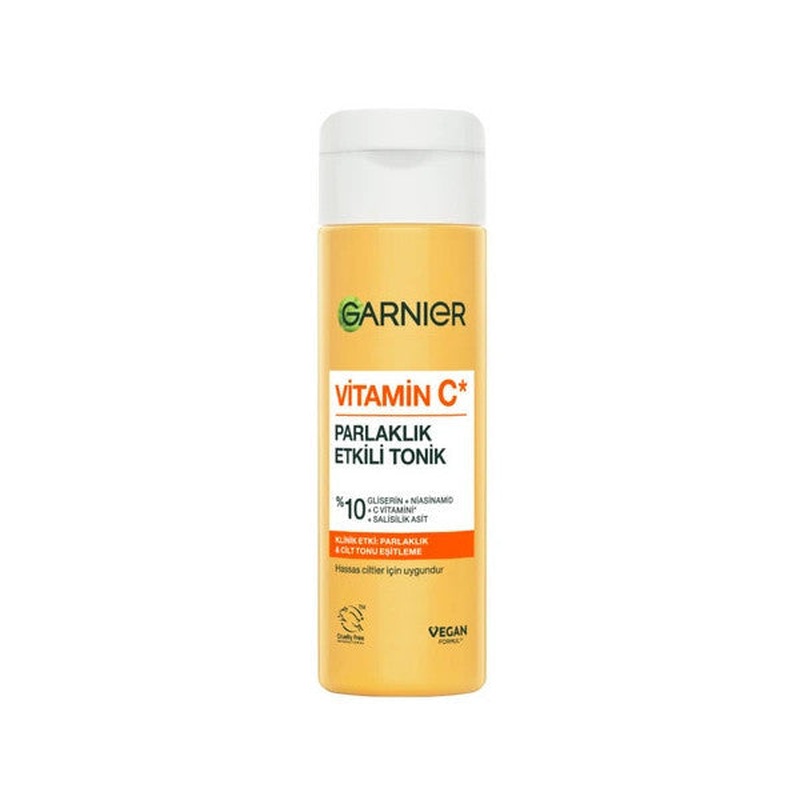 Garnier Vitamin C Brightening Toner // Glycerin, Niacinamide, Salicylic Acid 120 Ml