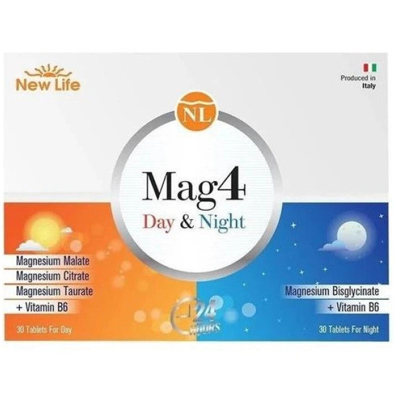New Life Mag 4 Day 30 Tablet & Night 30 Tablet 7640128141365
