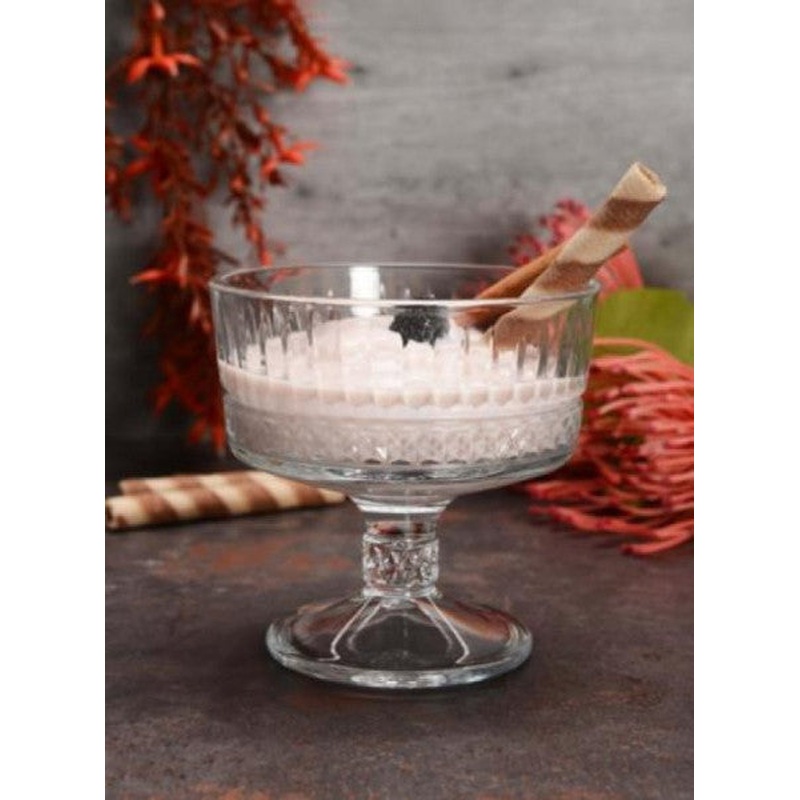 Paabahe 51749 Elysia Ice Cream Standed Presentation Bowl 4 Pieces