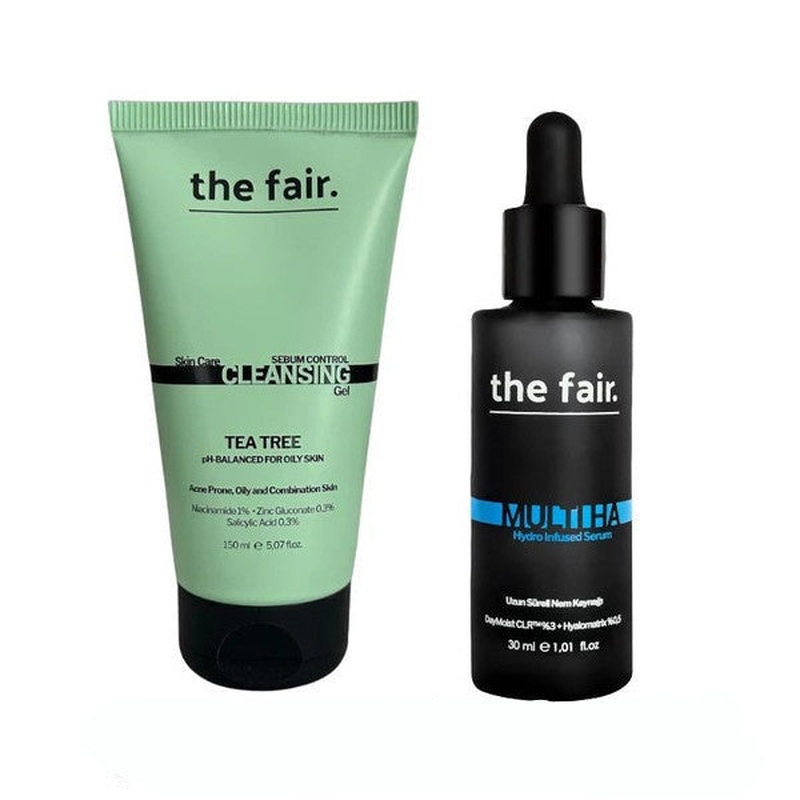 The Fair Cleansing Gel For Oily And Acne-Prone Skin 150 Ml & Hyaluronic Acid Serum 30 Ml