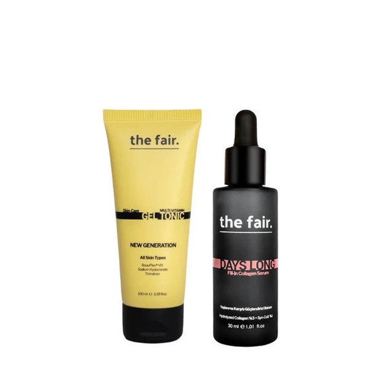 The Fair. Multi Vitamin Gel Toner 100 Ml And Anti-Aging Skin Serum 30 Ml