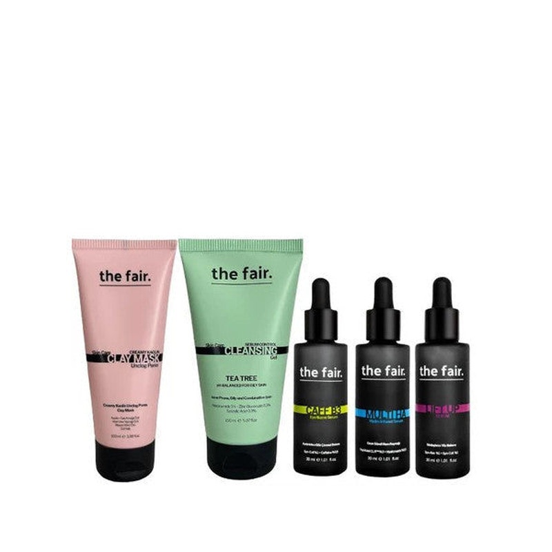 The Fair. Pore Care Set For Excess Sebum Fine Wrinkle Weekly Care Routine Set