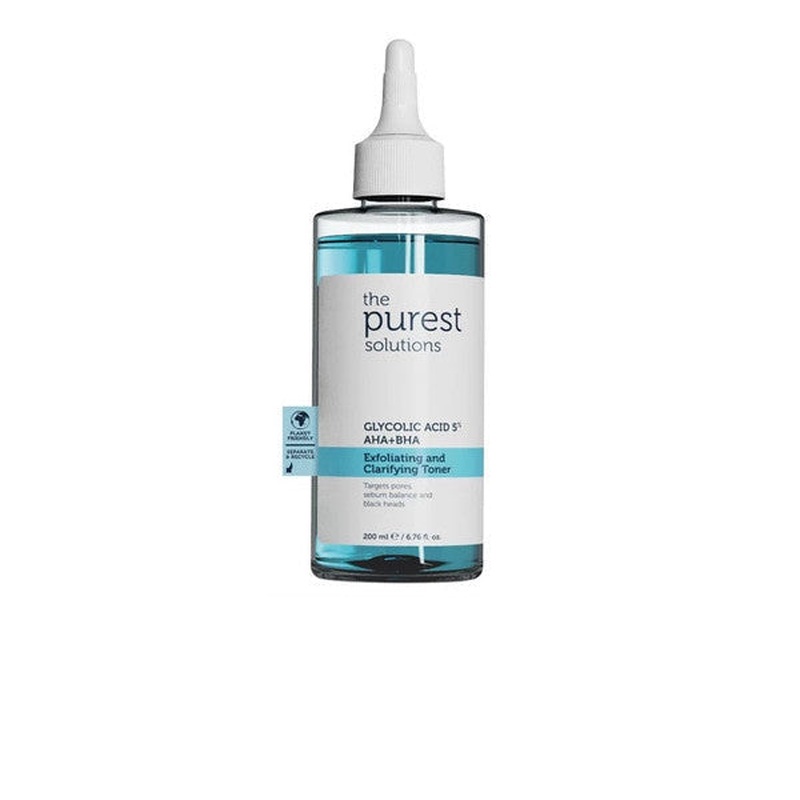 The Purest Solutions Exfoliating And Clarifying Tonic Glycolic Acid %5 Aha+Bha