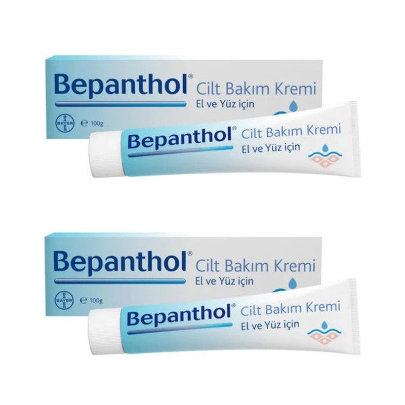 Bepanthol Skin Care Cream 100 Gr 2 Boxes