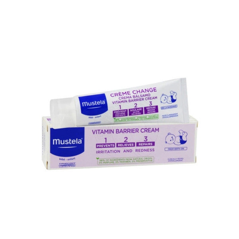 Mustela Vitamin Barrier 1.2.3 Diaper Rash Cream 50 Ml