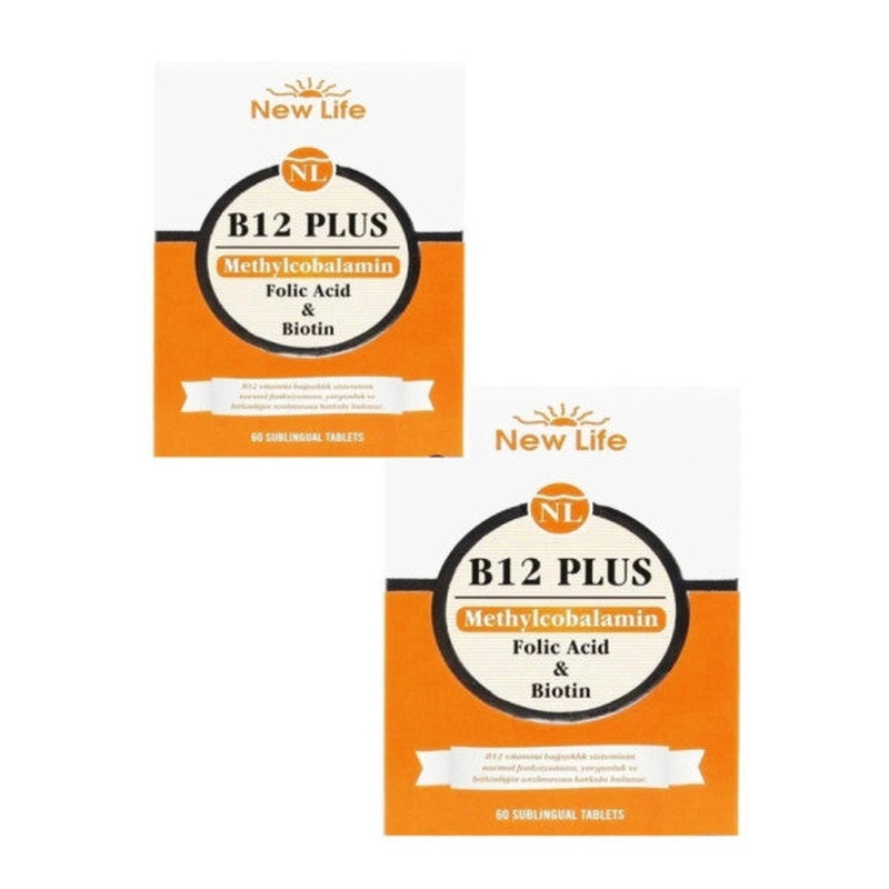 New Life B12 Plus Methylcobalamin 60 Dilalt Tablet 2 Kutu