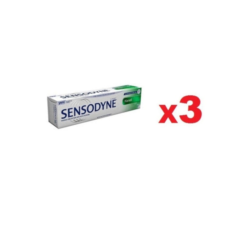Sensodyne Mint Toothpaste 100 Ml 3 Boxes