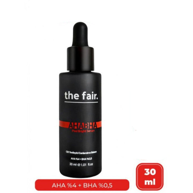 The Fair. Ahabha Peel Bright Vegan Blemish Remover Skin Serum 4 Aha+ 0.5 Bha 30 Ml